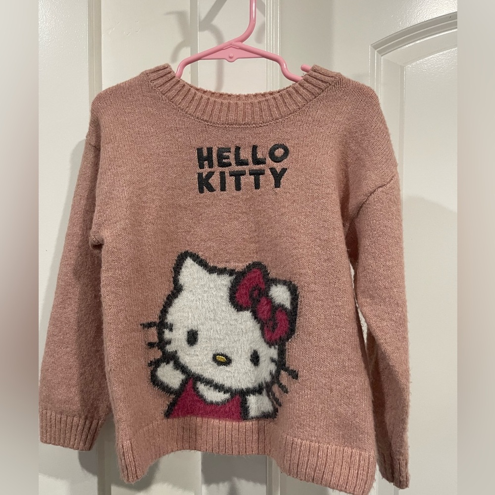 Girls hello kitty sweater